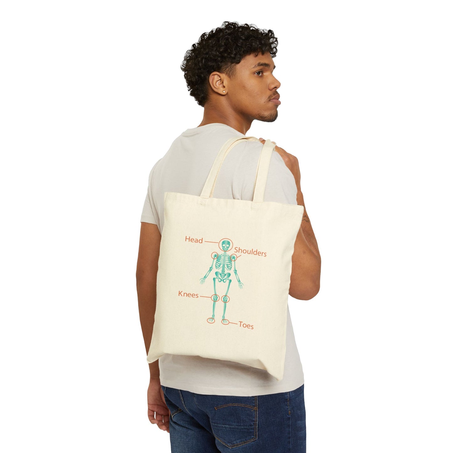 Ortho Skeleton Cotton Canvas Tote - Medical Humor