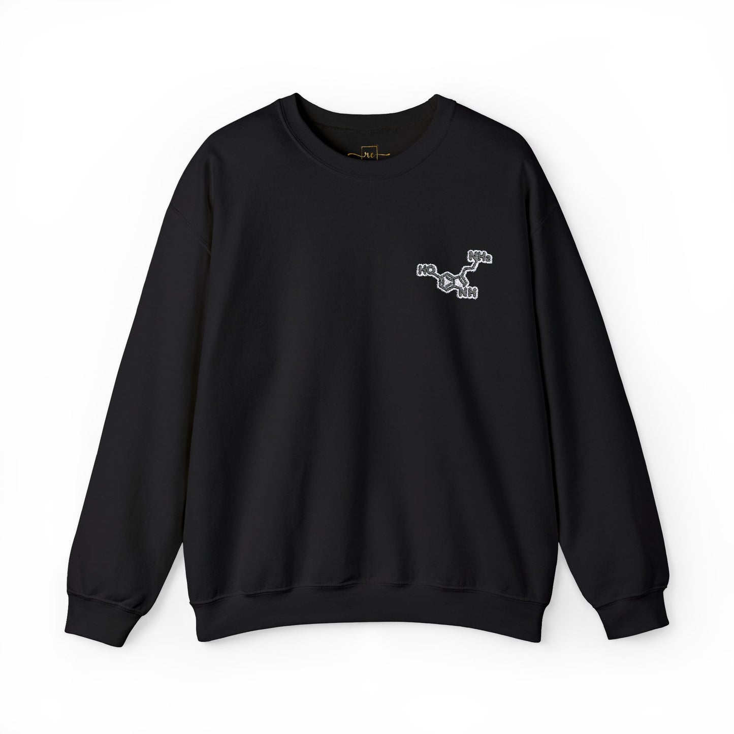 Serotonin Symbol Embroidered Sweatshirt - Unisex