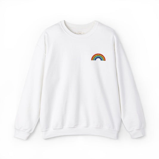 Rainbow Embroidered Sweatshirt