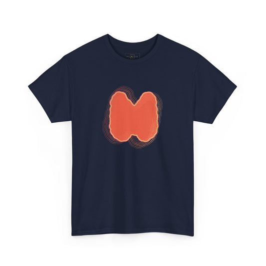 Abstract Thyroid Heavy Cotton T-Shirt - Endocrinology