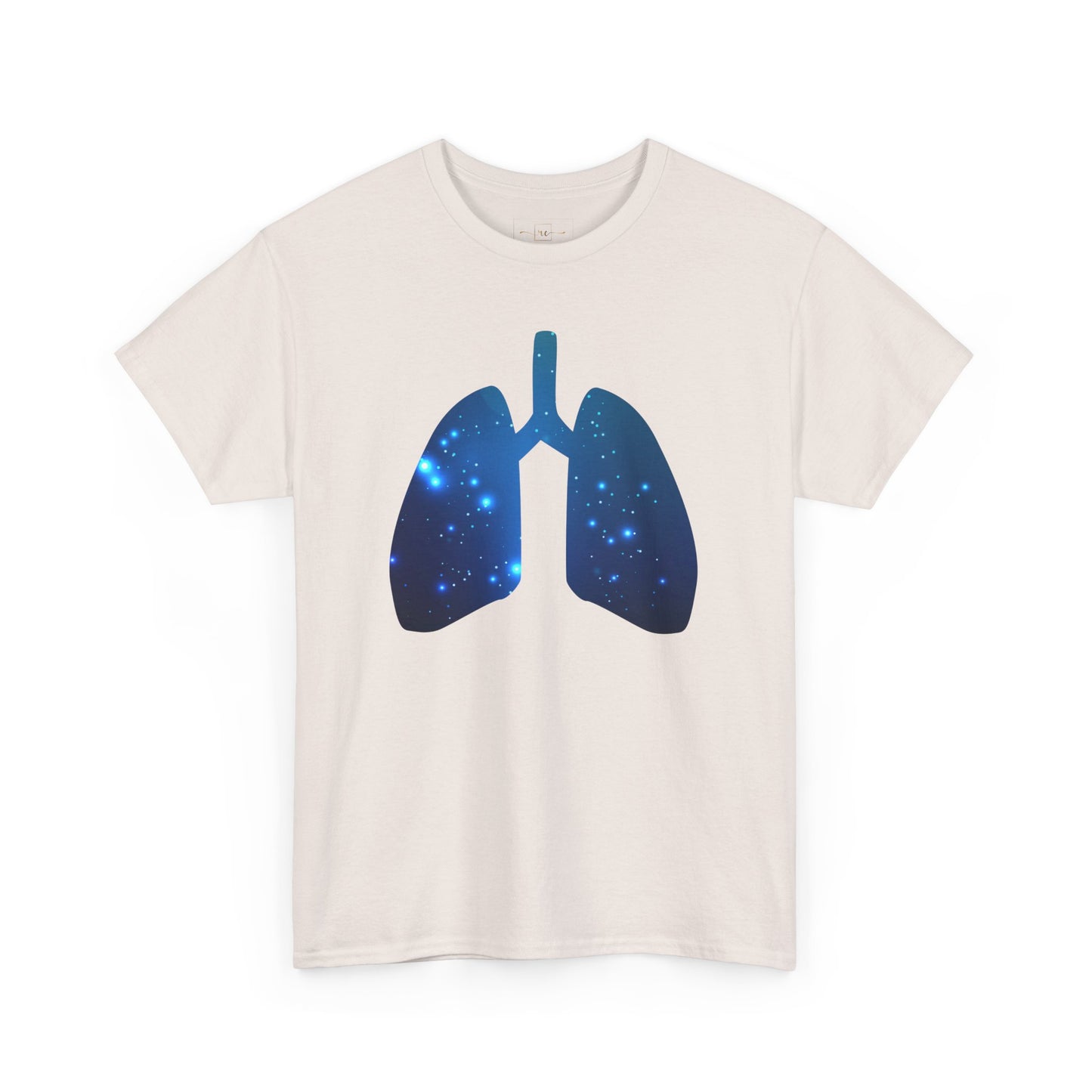 Spacey Lung Heavy Cotton T-Shirt - Medical Abstract Art