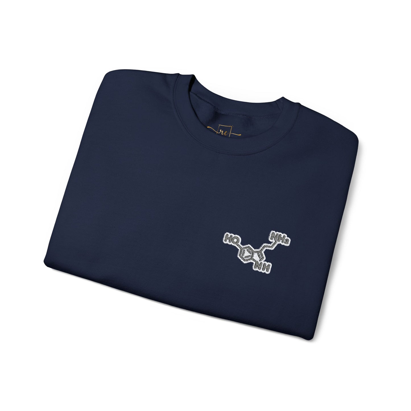 Serotonin Symbol Embroidered Sweatshirt - Unisex