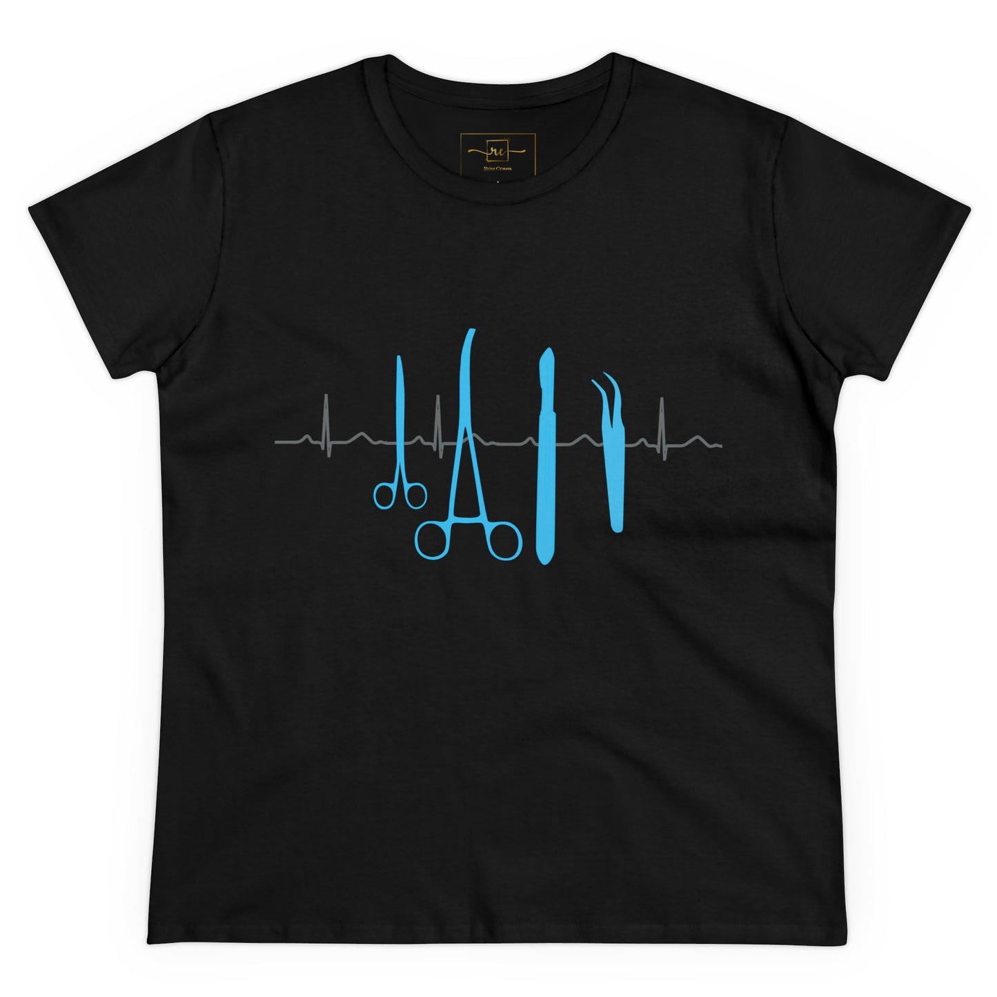 Surgical Tools Women's Mid-weight Cotton Tee - Medical Graphic