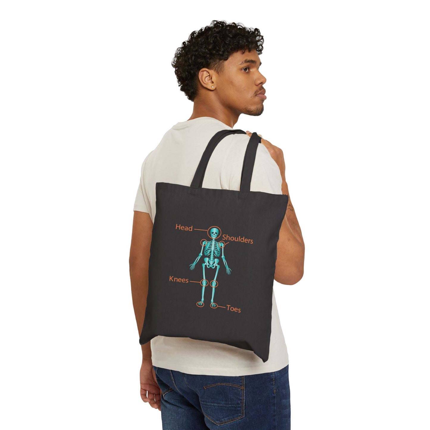 Ortho Skeleton Cotton Canvas Tote - Medical Humor