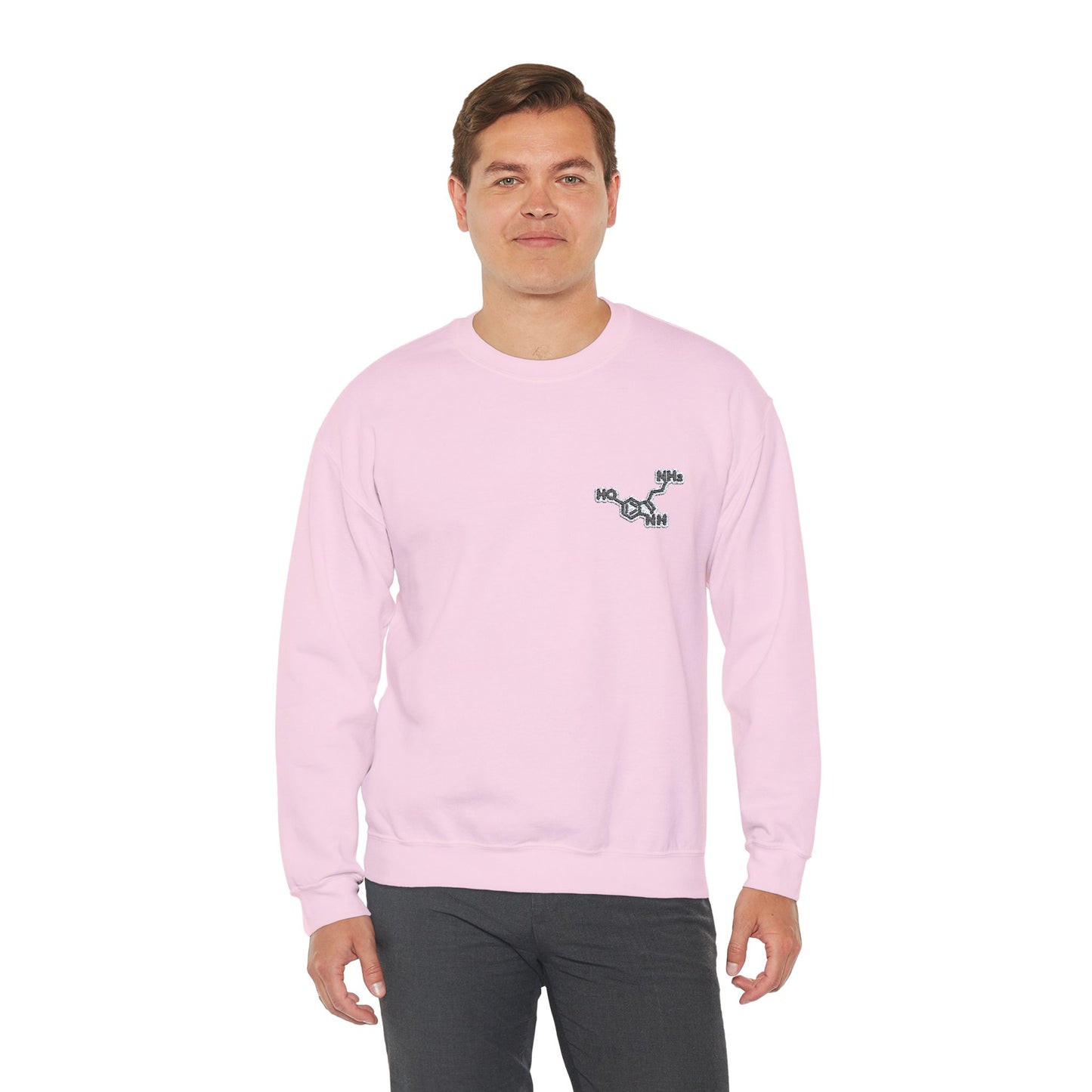 Serotonin Symbol Embroidered Sweatshirt - Unisex