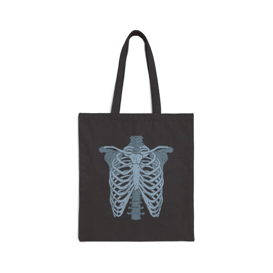Anatomical Radiology Chest Cotton Canvas Tote